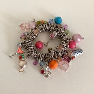 Cocktail charm bracelet